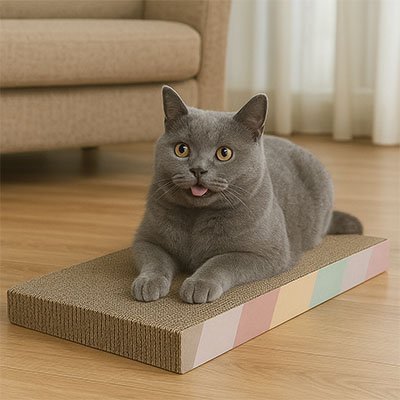 Griffoir en carton pour Chat | ÉcoDurable - Chatmuser